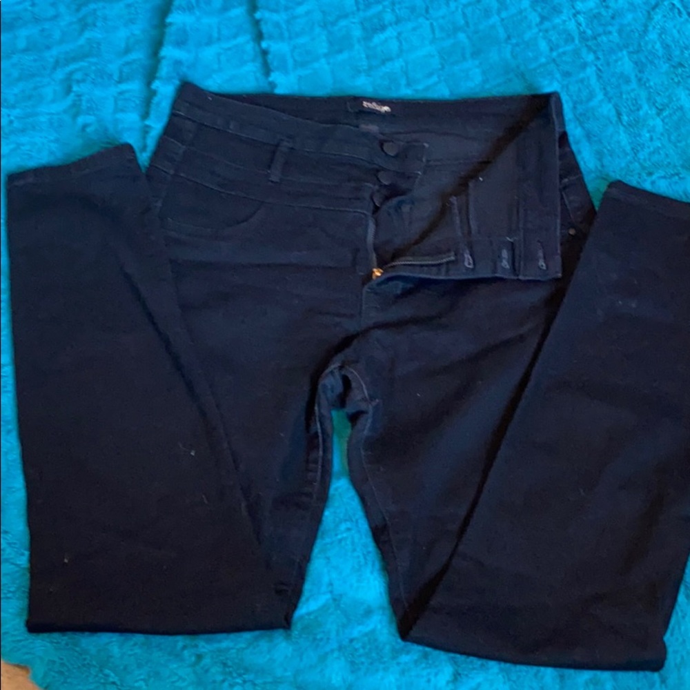 Highly Waisted Black Jeans